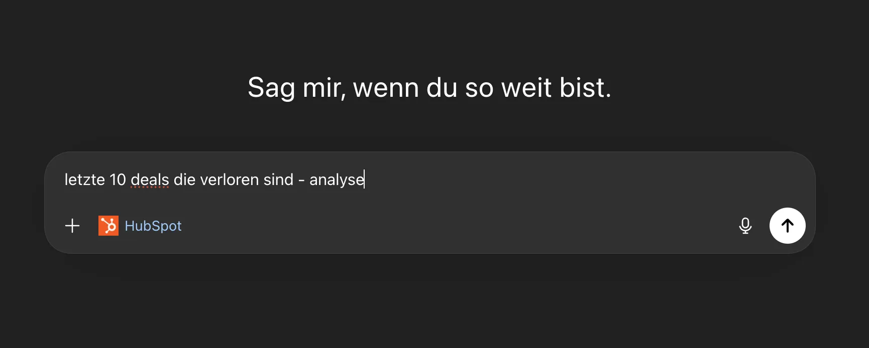 ChatGPT-Prompt mit HubSpot-Connector zur Analyse von Deal-Daten als Vorlage für Newsletter-Generierung